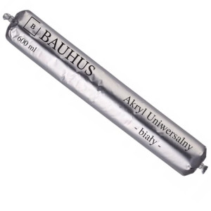 AKRYL budowlany uszczelniacz akrylowy biały 600 ml