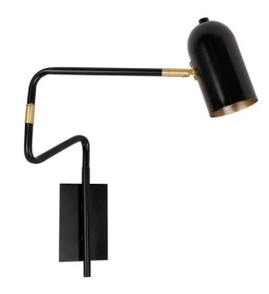 Lampa ścienna, kinkiet Hosti black by Candellux