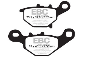 Klocki hamulcowe EBC FA401TT (kpl. na 1 tarcze)
