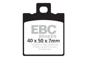 Klocki hamulcowe EBC SFA047 skuterowe (kpl. na 1 tarcze)