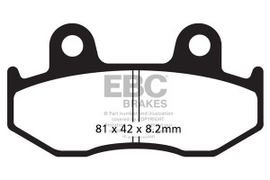 Klocki hamulcowe EBC SFA323/3 skuterowe (kpl. na 1 tarcze)