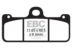 Klocki hamulcowe EBC GPFA218HH torowe/profesjonalne (kpl. na 1 tarcze)