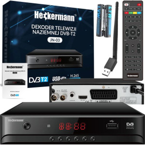 Tuner Dekoder Dvbt2 Tv Naziemnej Hevc Wifi Pilot