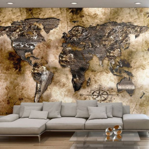 Fototapeta - Stara mapa świata [Rozmiar: 400X280]