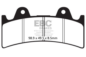Klocki hamulcowe EBC FA243 (kpl. na 1 tarcze)