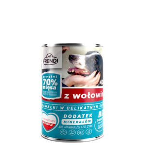 Frendi Mokra Karma Dla Dorosłych Psów Z Kawałkami Wołowiny W Sosie 400 g