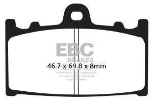 Klocki hamulcowe EBC FA158 (kpl. na 1 tarcze)