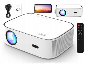 Projektor Rzutnik LED 4K Full HD 8800 lm 6000:1 WiFi Bluetoot Zenwire Yg550