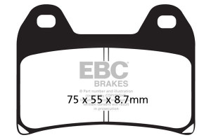 Klocki hamulcowe EBC FA244V V-PAD (kpl. na 1 tarcze)