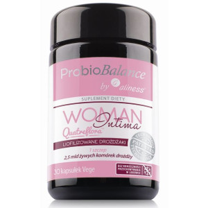 ProbioBALANCE, Woman Intima Quatreflora 2,5 mld x 30 vege kaps. Aliness