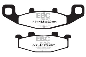 Klocki hamulcowe EBC FA129 (kpl. na 1 tarcze)