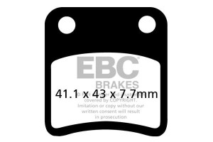 Klocki hamulcowe EBC SFA257 skuterowe (kpl. na 1 tarcze)