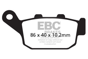 Klocki hamulcowe EBC FA140 (kpl. na 1 tarcze)