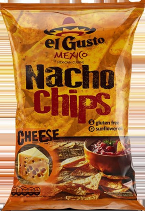 Nachos Cheese chipsy kukurydziane o smaku sera 180g