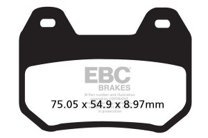 Klocki hamulcowe EBC FA304 (kpl. na 1 tarcze)