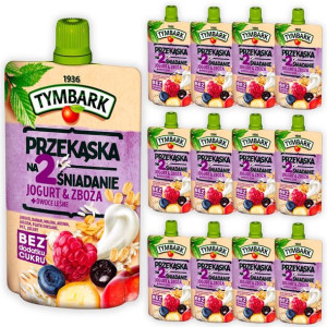 Tymbark MUS Przekąska Jogurt Zboża 100 g x 12 sztuk