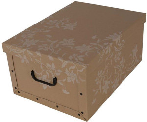Pudełko kartonowe 51x37x24 MAXI KWIATY ECO BIAŁE