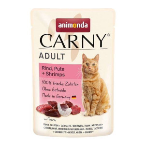 Animonda Carny Wołowina, Indyk, Krewetki Karma Dla Kota 85g