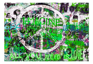 Fototapeta - Zielone graffiti [Rozmiar: 400X280]