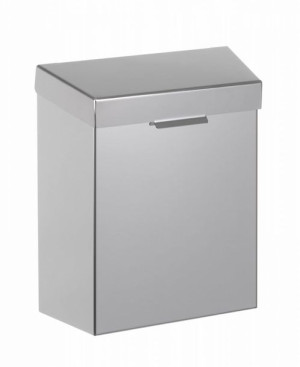 Kosz z uchylną klapą ze stali nierdzewnej 5,5l MAT