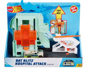 Hot Wheels City Szpital Atak Nietoperza GJK90