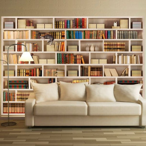 Fototapeta samoprzylepna - Domowa biblioteczka [Rozmiar: 294X210]