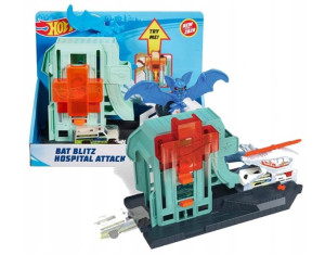 Hot Wheels City Szpital Atak nietoperza GJK90