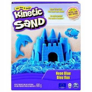 Kinetic Sand piasek neonowy niebieski 6037535