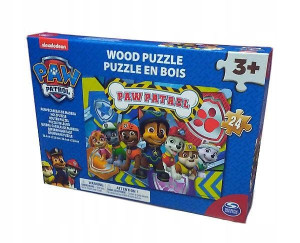 Spin Master Puzzle drewniane 24el Psi Patrol
