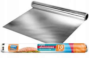 FOLIA ALUMINIOWA srebrny ROLKA 10 M x 29 cm