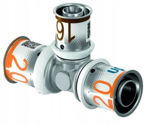 Uponor S-Press PLUS trójnik redukcyjny 20-16-20