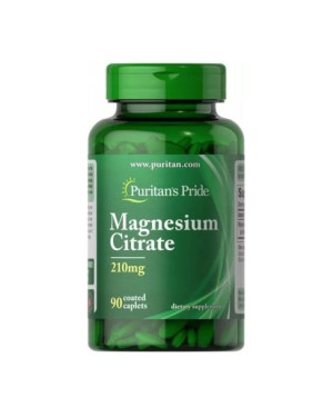Puritan's Cytrynian Magnezu 210mg
