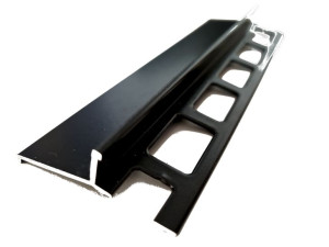Emaga Profil aluminiowy balkonowy 44mm 2,5m - okapnik lakierowany czarny