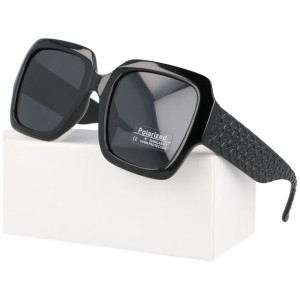 Okulary polaryzacyjne damskie muchy oversize