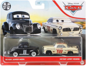 Cars Dwupak autek JUNIOR MOON I LEROY HEMING GRR23