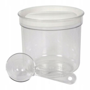 PLASTIKOWY POJEMNIK z łyżeczką 1 L sypkie CURVER