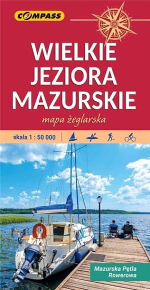 Mapa turys. - Wielkie Jeziora Mazurskie 1:50 000 praca zbiorowa