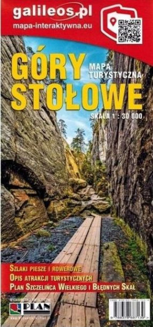 Mapa turystyczna - Góry Stołowe 1:30 00 praca zbiorowa