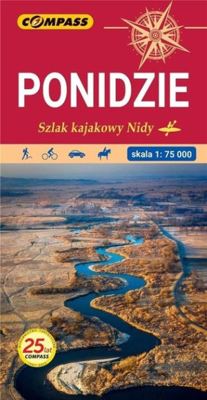 Mapa - Ponidzie Szlak krajowy Nody 1:75 000 praca zbiorowa