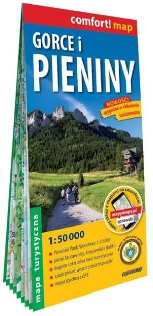 Comfort! map Gorce i Pieniny 1:50 000 praca zbiorowa