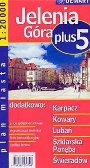 Plan Miasta Jelenia Góra Plus 5   DEMART Praca zbiorowa