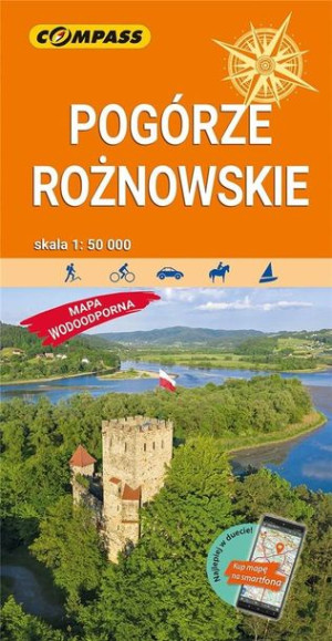 Mapa turystyczna - Pogórze Rożnowskie lam. w.2022 praca zbiorowa