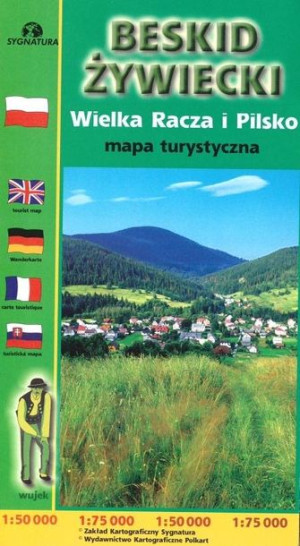 Mapa turystyczna. Beskid Żywiecki praca zbiorowa