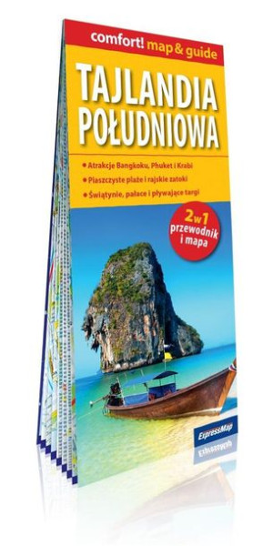Comfort! map&guide Tajlandia południowa 2w1 w.2019 Katarzyna Byrtek