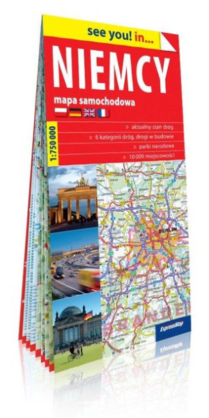 See you! in... Niemcy 1:750 000 mapa samochodowa praca zbiorowa