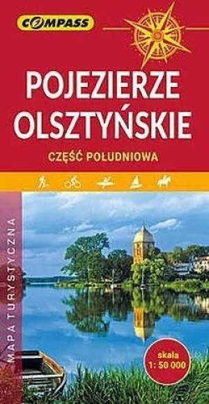 Mapa turystyczna - Pojezierze Olsztyńskie cz.poł praca zbiorowa
