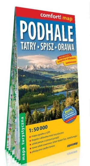 Comfort! map Podhale, Tatry, Spisz, Orawa 1:50 000 praca zbiorowa