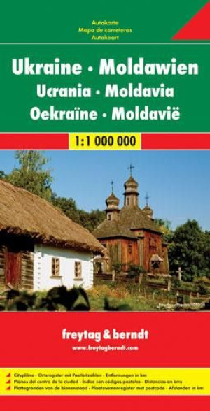 Mapa samochodowa - Ukraina, Mołdawia 1:1 000 000 praca zbiorowa