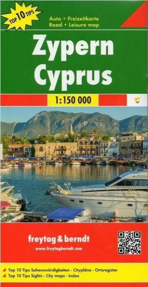 Mapa samochodowa - Cypr 1:150 000 praca zbiorowa
