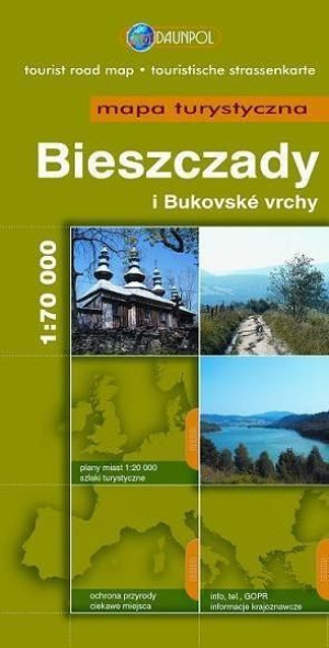 Mapa Turystyczna EuroPilot. Bieszczady br praca zbiorowa